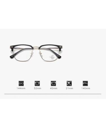 Blue Light Blocking Reading Glasses for Men & Women - Anti Eyestrain Computer Readers +2.50 Gray Classic Flat Light Mirror Eyewear - Buy Online on GoSupps.com