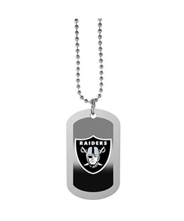 NFL Siskiyou Sports Fan Shop Las Vegas Raiders Team Tag Necklace 26 inch Team Color