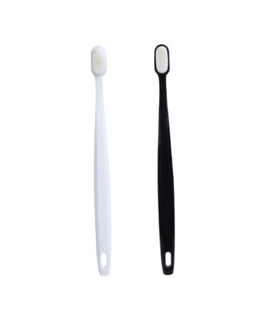 Partykindom 2st soft toothbrush toothbrush brass toothbrush nano toothbrush sensitive gums brush adult baby products pregnant woman soft fur