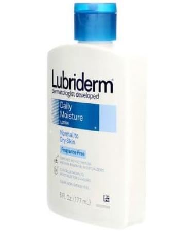 Lubriderm Lot Ff Size 6z Lubriderm Daily Moisture Lotion For Normal To Dry Skin Fragrance Free - Buy Online on GoSupps.com