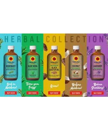 Tropic Isle Living Jamaican Black Castor Oil - 100% Pure Coconut Oil for Dry Hair & Skin - 4 oz Pack (4 Fl Oz Total) - Shop Internationally - Buy Online on GoSupps.com