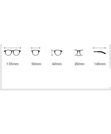 PARWANA Stylish Round Frame Reading Glasses | Blue Light Blocking Anti-Glare Eyewear | +100 Black-Silver Computer Goggles - Buy Online on GoSupps.com