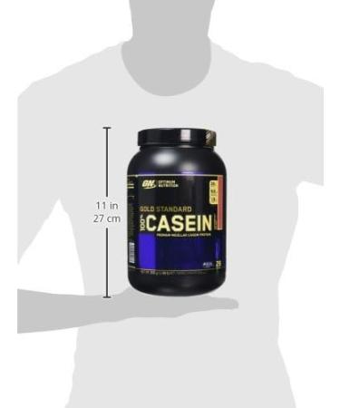 Optimum Nutrition Gold Standard Casein Protein Powder with Glutamine and Amino Acids. Protein Shake by ON - Strawberry Delight 28 Servings 909g - Buy Online on GoSupps.com
