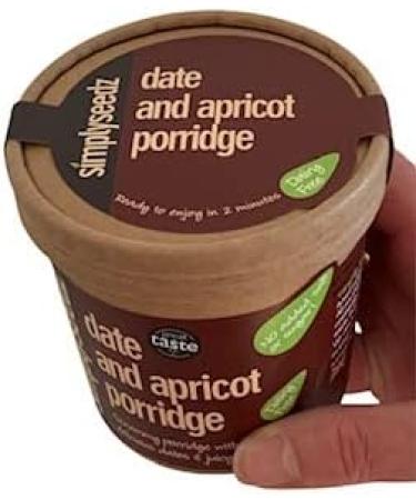 Simplyseedz Dairy Free Instant Porridge Oat Pot - VEGAN 9 x 60g | High Protein & Fibre, Low Sugar Office Snack & Workout Fuel - Buy Online on GoSupps.com