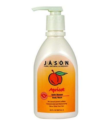 JASON Natural Products Body Wash - Apricot Satin 30 oz | Nourishing & Moisturizing for All Skin Types - International Shipping Available - Buy Online on GoSupps.com
