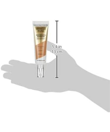 Max Factor Miracle Pure Foundation Warm Praline 89 - Lightweight Coverage for Flawless Skin - Buy Online on GoSupps.com