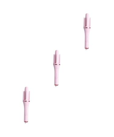 NOLITOY 3pcs Hair Curlers Pink Nylon Hair Curler Automatic Hair Curling 32.50X5.50X5.50CMx3pcs Pinkx3pcs