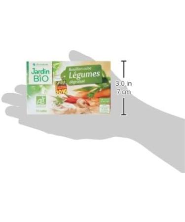 Jardin BiO tic - Vegetable Cube Broth Degreased 90 g (10 x 9 g) - Buy Online on GoSupps.com