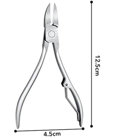 Professional Toenail Clippers Correction Thick Nails Ingrown Paronychia Trimmer Edge Cutter Manicure Scissor Pedicure Tool B 12.5*4.5 - Buy Online on GoSupps.com