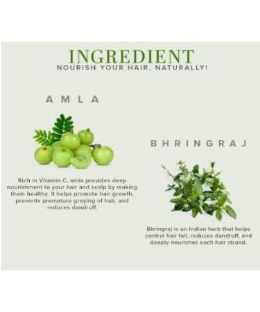 Khadi Natural Shampoo khadi Amla and Bringraj Shampoo Suitable for All Hair Types 210ml pack of 2 - Buy Online on GoSupps.com