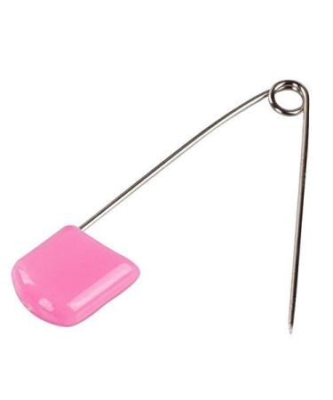 AEXGE 1.5inch Plastic Head Baby Safety Pins - Pack of 100 (Pink) for Cloth Nappies - Buy Online on GoSupps.com