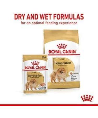 Royal Canin Pomeranian Adult Dog Wet Pouches 85g (Pack of 24) - Buy Online on GoSupps.com