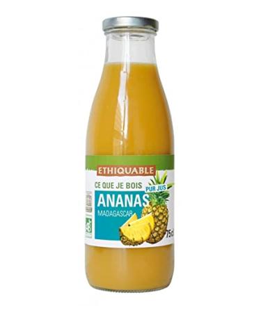 Pure organic and fair trade pineapple juice
