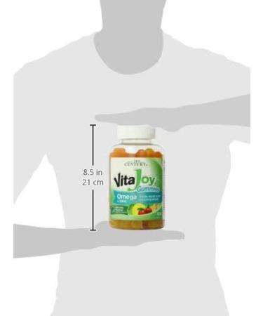 21st Century VitaJoy Omega + DHA Gummies - 120 Count for Brain & Heart Health - Buy Online on GoSupps.com