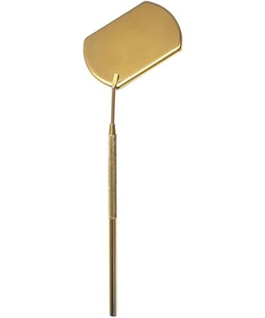 Ikasus Angular Eyelash Mirror - Stainless Steel Eyelash Extension Tool & Accessories | Perfect for Application & Check | Gold Finish - Buy Online on GoSupps.com