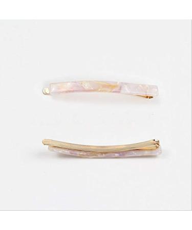 MIAO JIN 14 Pcs Acetate Hair Clips Bobby Pins Set - Fashion Geometric Barrettes Retro Style | 7 Designs - Buy Online on GoSupps.com