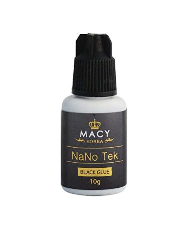 Macy Eyelash Glue Nanotek - Fast Drying (1-2 Sec) Black 10ml | 6-7 Weeks Hold | Professional Eyelash Extensions - Buy Online on GoSupps.com