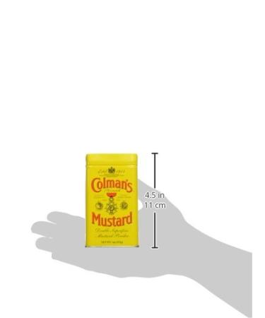 Colman's Dry Mustard 4 oz - Authentic Mustard Seasoning (1 Pack) - Buy Online on GoSupps.com