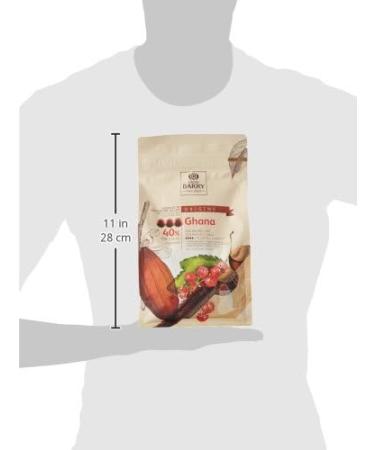 COCOA BARRY 40% Min Cocoa Chocolate Ghana Pistols 1kg - Buy Online on GoSupps.com