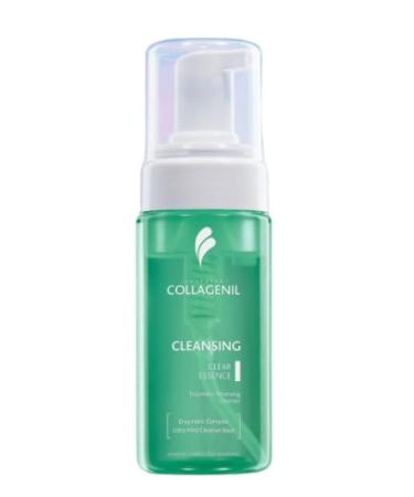 COLLAGENIL Clear Essence Enzymatic Facial Cleansing Foam 6.76 Fl Oz Unscented Cream for Dry Sensitive Skin Cell Renewal - Buy Online on GoSupps.com