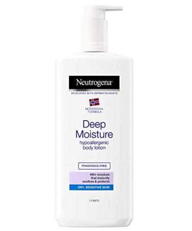 NEUTROGENA Norwegian Formula Deep Moisture Hypoallergenic Body Lotion For Dry Skin - (13.5oz or 400ml)
