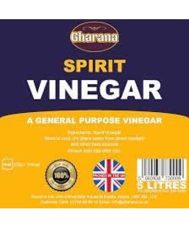 Gharana White Vinegar 5lit (Pack of 2) | Perfect for Marinating Dressing & Pickling | Active for Disinfection Deodorizing & Stain Removal | Food Preserver - Buy Online on GoSupps.com