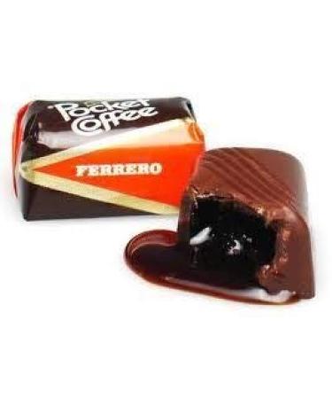 Authentic Italian Ferrero Pocket Coffee - 5 Packs, 5 Pieces Each