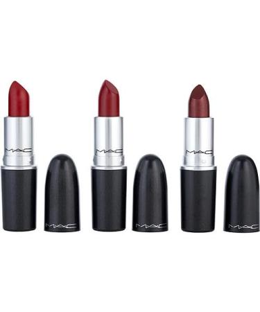 Mac Lipstick X 3 Travel Exclusive: Cockney + Lady Bug + Fresh Moroccan