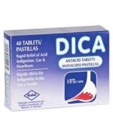 Antacid Chewable DICA Tablets 48 Tablets