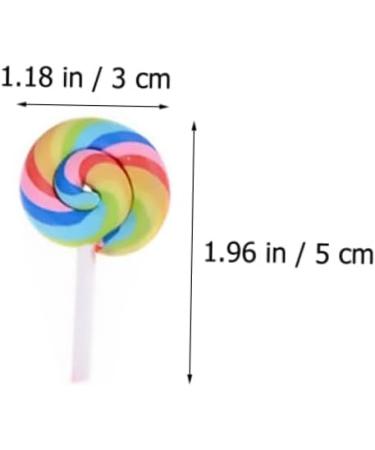 Kisangel 20pcs Micro Landscape Lollipop Pendant Child Resin Manicure - Buy Online on GoSupps.com