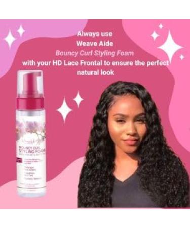 Weave Aide Bouncy Curl Styling Mousse - 8 oz | Frizz Control & Curl Definition | Anti-Frizz Formula for Perfect Curls - Buy Online on GoSupps.com