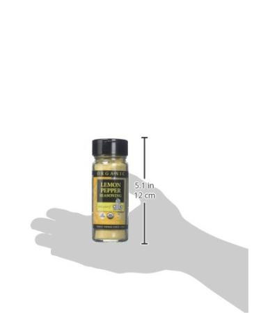 Organic Lemon Pepper Sea Salt - Gourmet Celtic Seasoning, Handcrafted, 1.8oz - Buy Online on GoSupps.com