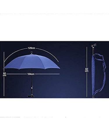 Umbrella Crutches Telescopic Walking Sticks Aluminum Canes Fiberglass Dual 8 Bone Sun Weatherproof Non-Slip Blue 82Cm Automatic Travel Mountaineering Family Warm Life - Buy Online on GoSupps.com