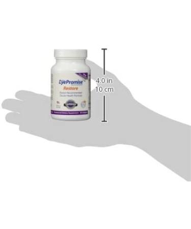 EyePromise Restore Supplement - 60 Softgel Capsules with Lutein, Vitamins C, D, E, Omega-3, Zeaxanthin - Macular Health Formula - Buy Online on GoSupps.com