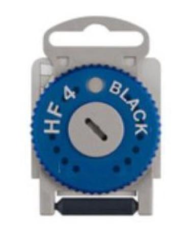 HF-4 Black Cerumen Filter for Hearing Aids (Blue - Left Side) - Buy Online on GoSupps.com