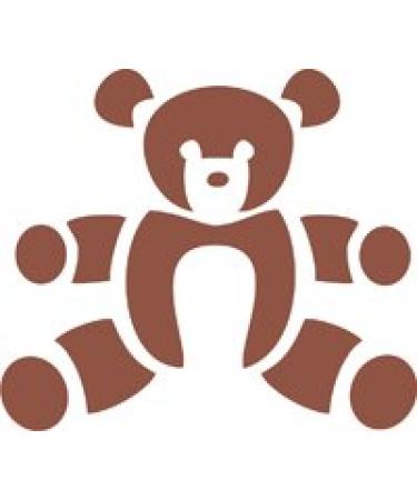 Eulenspiegel 105351 - Self-adhesive stencil - Teddy