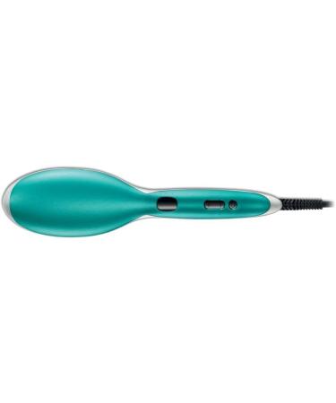 Rowenta Powerstraight CF5820 Smooth Brush - Perfect for All Hair Types Adjustable Temperatures Radiant Shine & Hair Protection - 1.8m Cord Black & Green - Buy Online on GoSupps.com