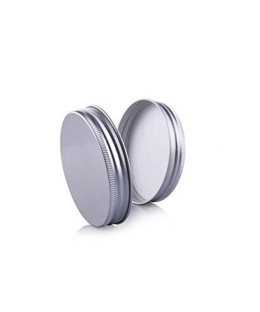 Empty PET Cosmetic Containers with Aluminum Caps 50g/100g/150g Perfect for Creams Lotions & Makeup - Pack of 6 - Buy Online on GoSupps.com