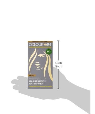 Colourb4 Hair Colour Remover Extra - Effectively Remove Dark Colors & Build-up - 1 Pack | International Shipping Available - Buy Online on GoSupps.com