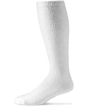 MDR Diabetic Knee High Socks for Men and Women, Full Sole, 3 Pairs, Made in USA, Size 9-11 White - Buy Online on GoSupps.com