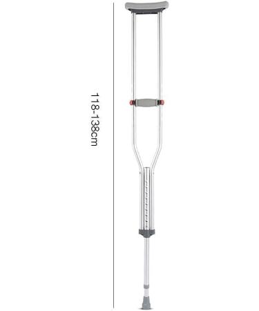 Crutch Underarm Crutches Crutches Elderly Elderly Cane Telescopic Walking Stick-Slip Disabled Family Bathing in Sunlight - Buy Online on GoSupps.com