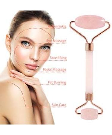 Jade Roller Gua Sha Face Roller Jade Roller for Face and Gua Sha Tools Set Roller Skin Care Tools jade roller and gua sha set- Anti Aging Rose Quartz Roller Massager - 100% Real Natural Jade Roller for Face Eye Neck - Beauty Jade Facial Roller for Slimmin - Buy Online on GoSupps.com
