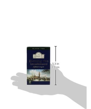 Buy Ahmad Tea Evening Tea - Caffeine-Free Black Tea with Bergamot - 20 Aroma-Sealed Individually Packaged Tea Bags (2 Pack) for International Shipping - Buy Online on GoSupps.com