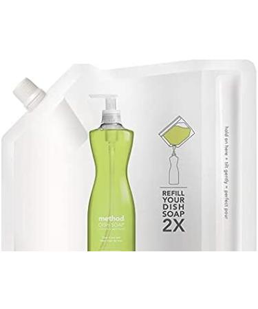 Method Dish Soap Refill - Lime & Sea Salt | Eco-Friendly Biodegradable 36 oz - International Shipping Available - Buy Online on GoSupps.com