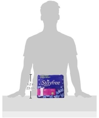 Stayfree Maxi Pads Super - 66 Count for Women | Absorbent Protection - Buy Online on GoSupps.com