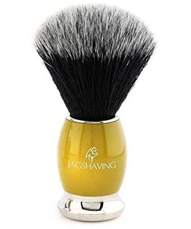 Jag shaves handmade black badger shaving brush with silvertip bristles mustache and beard cleaning brush for men