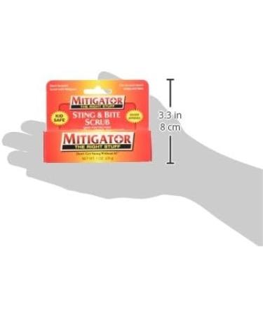 Mitigator Sting & Bite Scrub - Fast-Acting Skin Protectant, Relieves Itching - 1 oz Tube - Buy Online on GoSupps.com