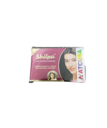 Shilpa Vive Sticker Kumkum - Deep Red Size 7 (Pack of 5) | Dermatologically Tested - Buy Online on GoSupps.com
