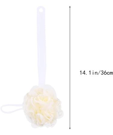 Healifty Double-Sided Back Brush 2pcs - White Bath Scrubber with Massage Handle - Buy Online on GoSupps.com