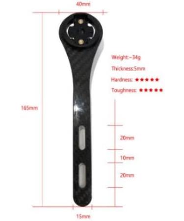 Aigend Cycling Computer Holder - Integrated Handlebar for Road Bikes | Compatible with Garmin & Bryton - Black - Buy Online on GoSupps.com